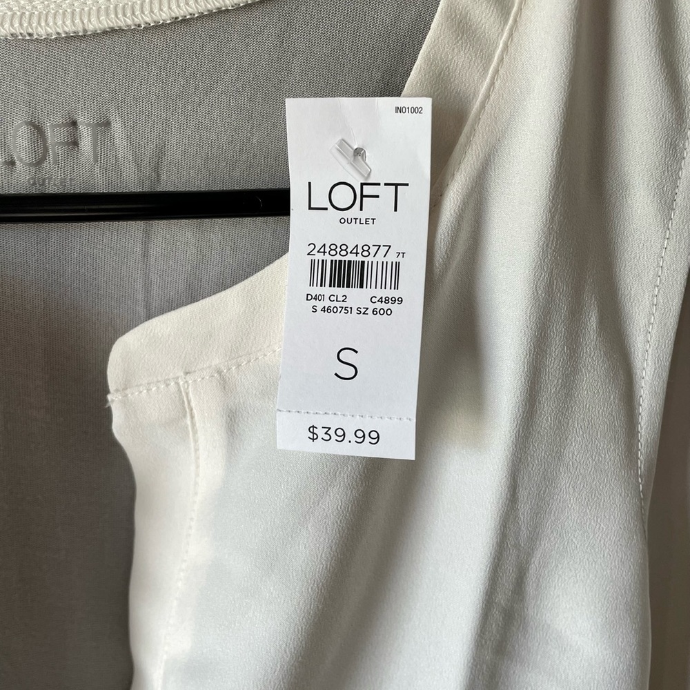 LOFT Sleeveless Top NWT - Picture 3 of 3